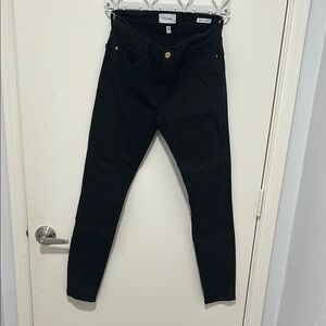 Frame Denim Jet Black Jeans